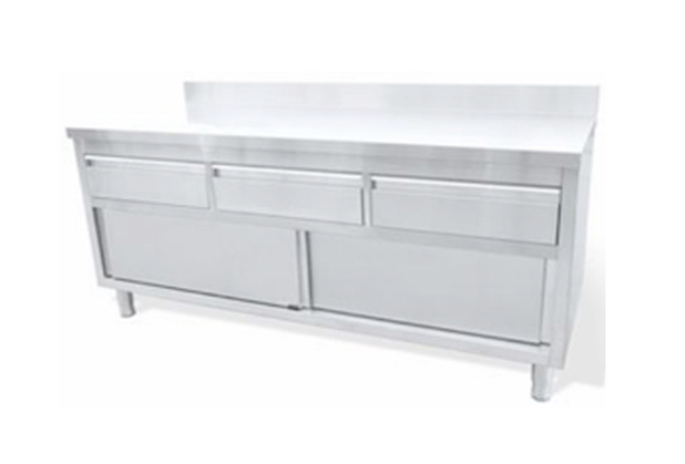 上三抽单通拉门打荷台带后背--JG019