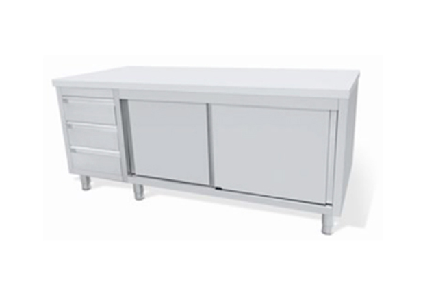 左（右）三抽单通打荷台-JG021