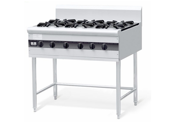 燃气六头双圈平头炉-JG019