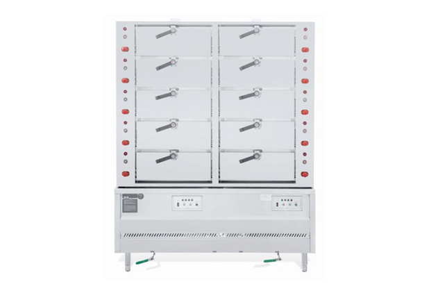 燃气环保三门蒸柜-JG022