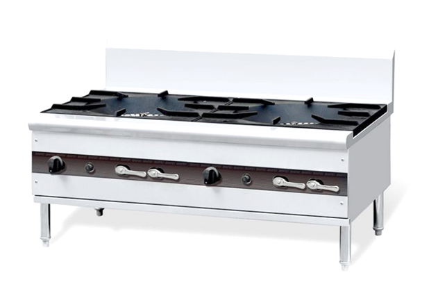 燃气双头双圈矮汤炉-JG024