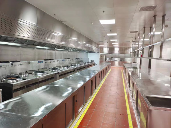 某酒店商用厨具现场展示