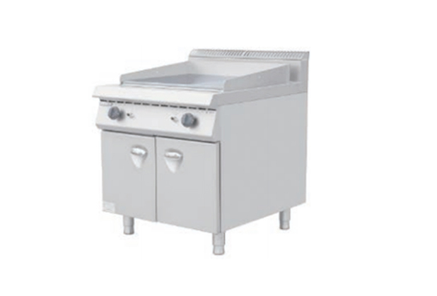 燃气扒炉连柜半平半坑-JG005